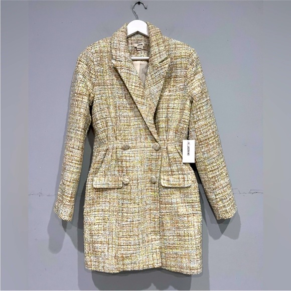 NWT Jason Wu Tweed Suit Jacket Mini Dress Size M